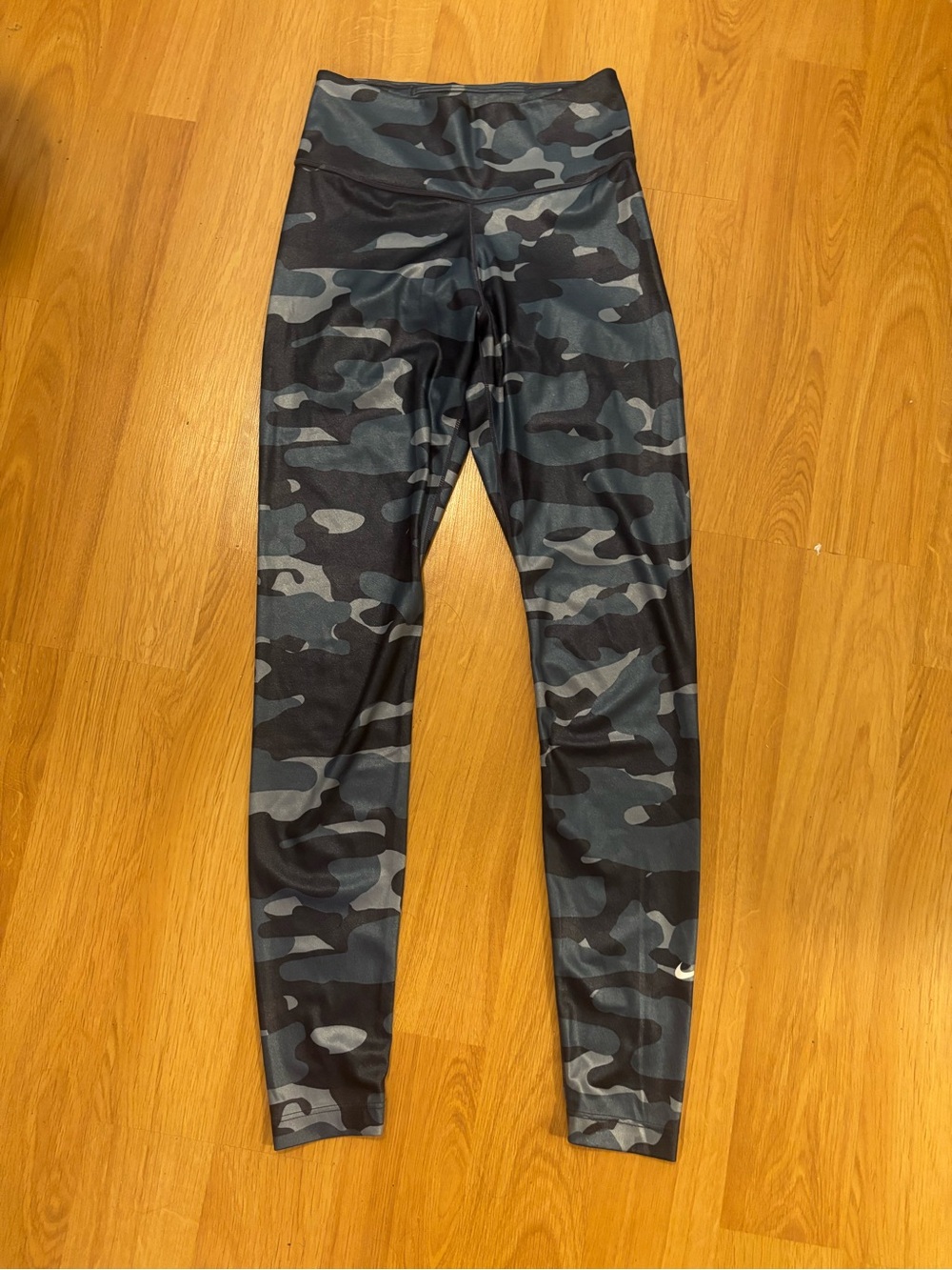 Blue Camo Nike Leggings